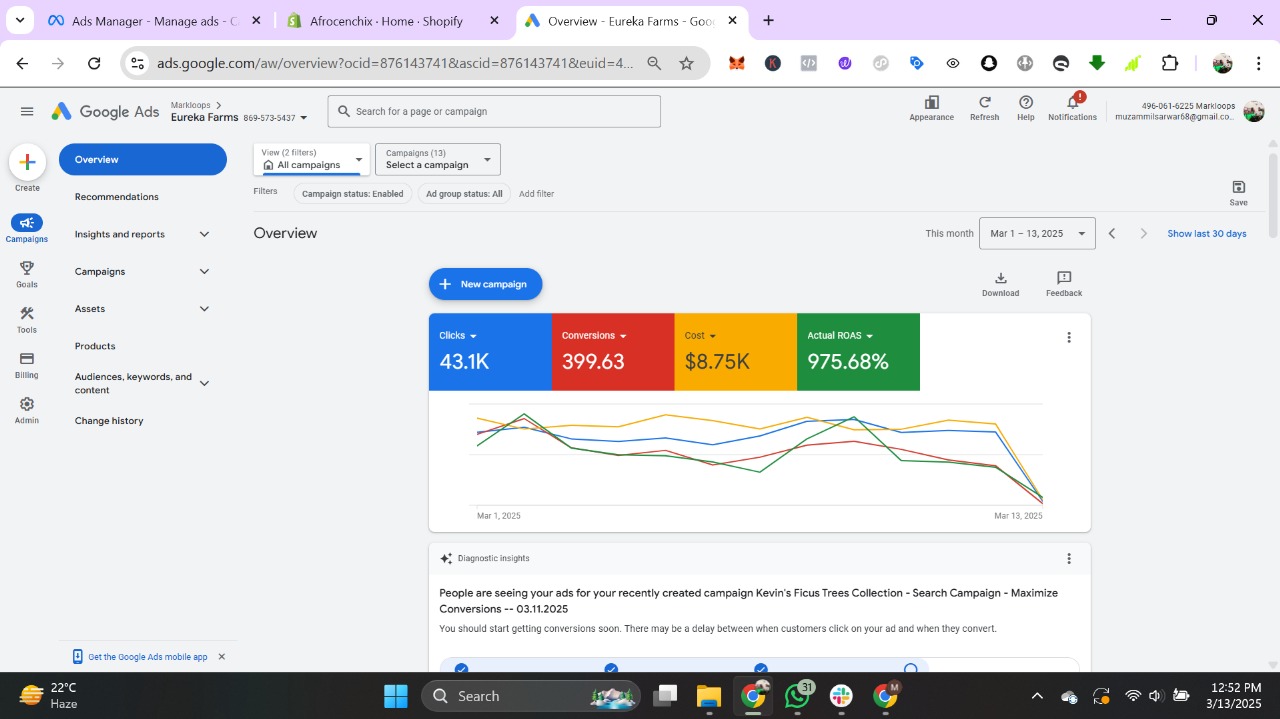 google dashboard